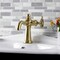 Kingston Brass Single-Handle Bathroom Faucet with Push Pop-Up, Brushed Brass KS3547CG - alternate 2